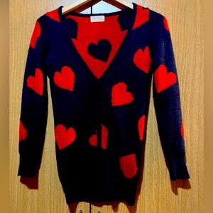 VTG. Repipi Armario Cardigan with hearts XS made in Japan